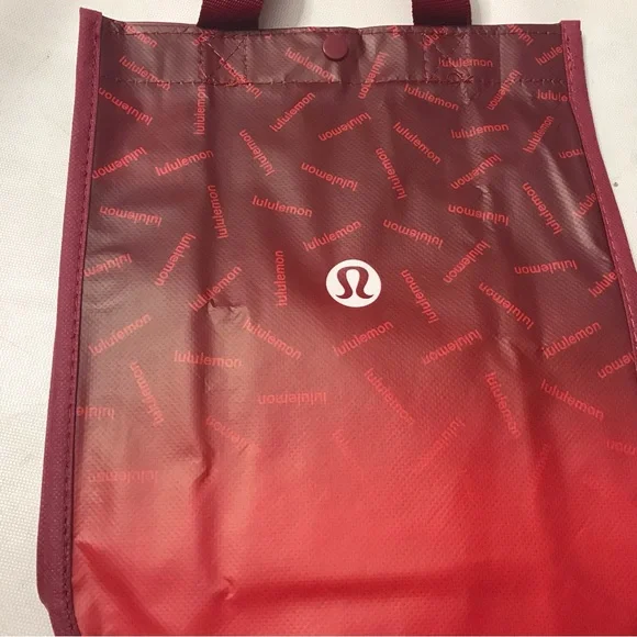 Lot of 5 Lululemon 2022 Reusable Holiday Shopping Tote Bag Ombré Pattern… - Picture 3 of 4